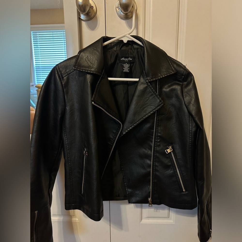 Vintage Leather Jacket Size S